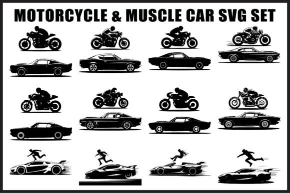 Download Speed Car Silhouette SVG Pack - Pack Collection