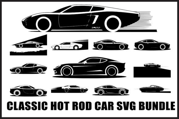 Download Speed Car Silhouette SVG Pack - Pack Collection