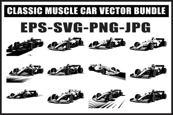 Download Speed Car Silhouette SVG Pack - Pack Collection