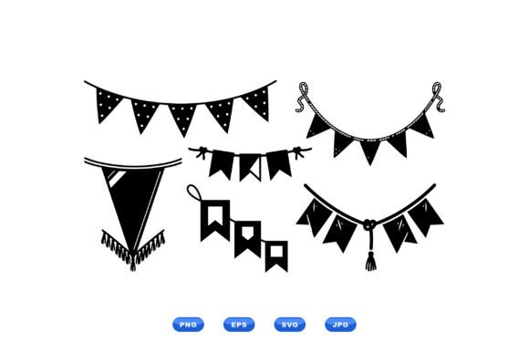 Download Festive Bunting Clipart Pack - Pack Collection