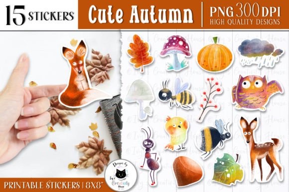Download Cute Fall Sticker Pack | Autumn Stickers - Pack Collection