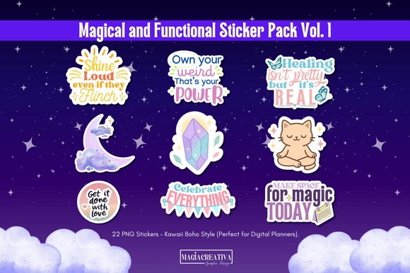 Download Magic Planner Sticker Pack Vol.1 22 PNG - Pack Collection