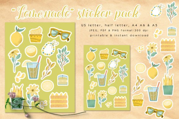 Download "LEMONADE" Sticker Pack - Pack Collection