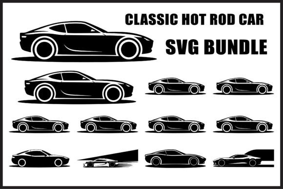 Download Speed Car Silhouette SVG Pack - Pack Collection