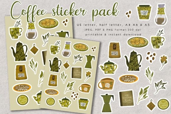 Download Coffee Time Cozy Sticker Pack - Pack Collection