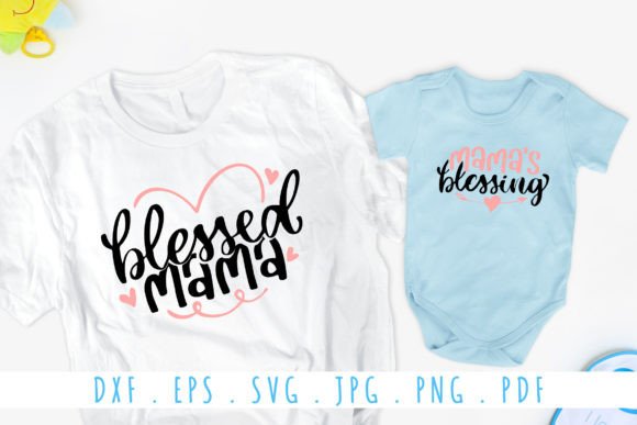 Download Blessed Mama SVG Matching Shirts - Blessed mama svg Collection