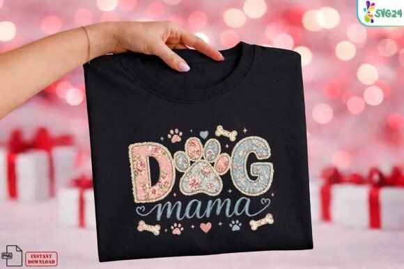 Download Floral Dog Mama Png Shirt - Dog mama png Collection