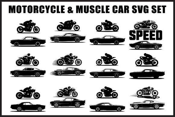 Download Speed Car Silhouette SVG Pack - Pack Collection